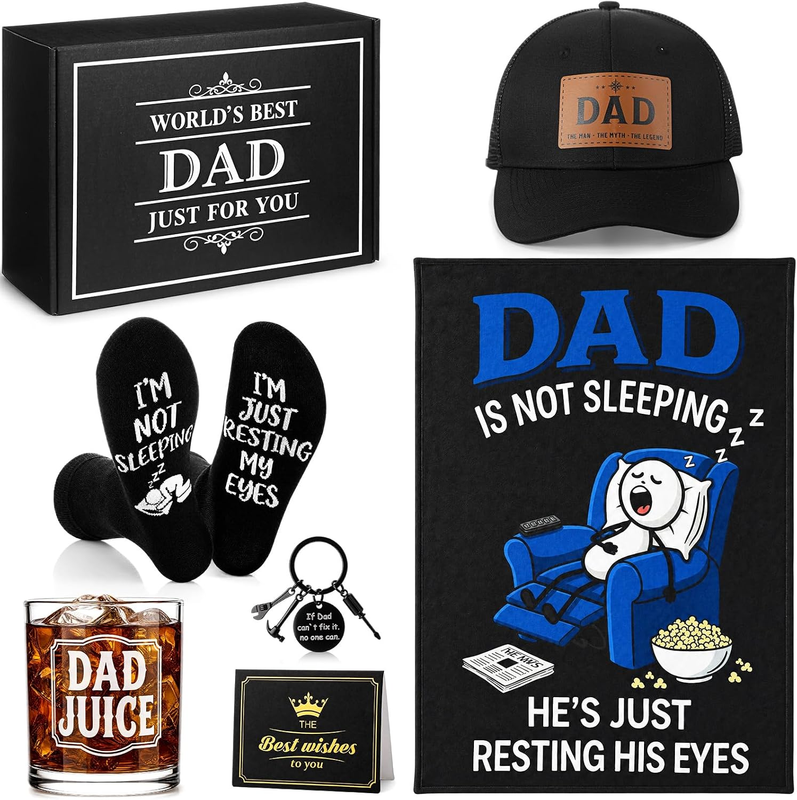 7 Pcs Dad Gifts for Birthday Thanksgiving Christmas Dad Gift for Men