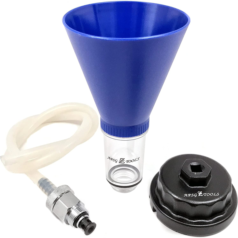 Funnel Drain Hose & Filter Wrench | Compatible With Select
