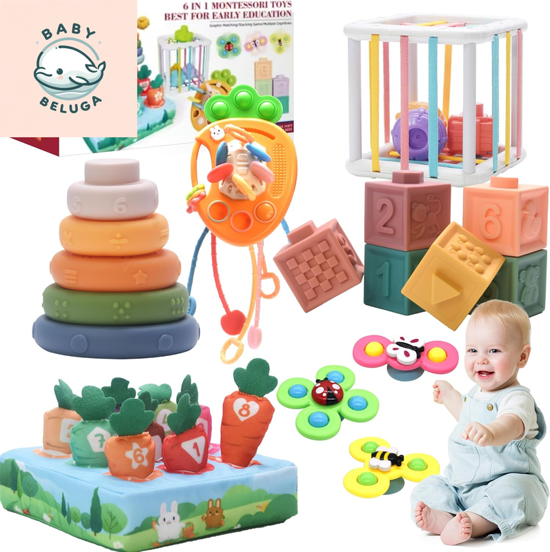 32PCS Baby Toys 0-6-12 Months Montessori Toys for 1-3 Years 