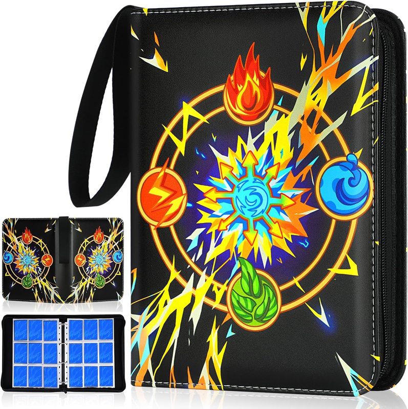 900 - Pockets Trading Card Binder with Removable 50 Sleeves, Card Collector Albu