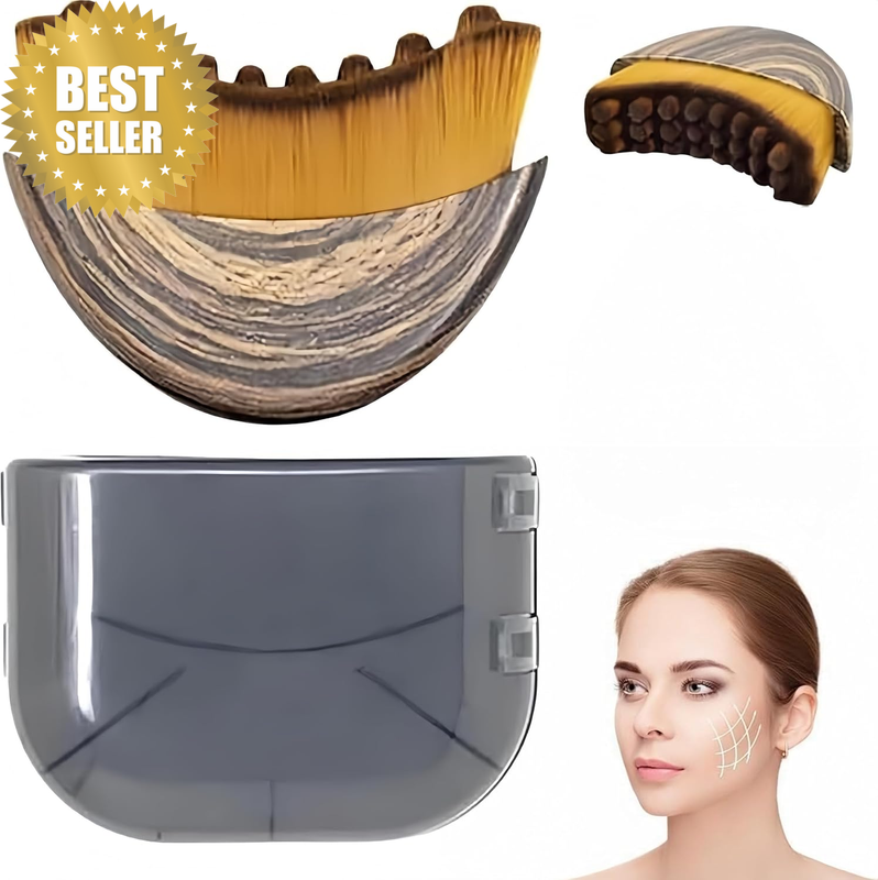 Lymphatic Contour Face Brush,Lymphatic Drainage Massager,Lymphatic Drainage Tool