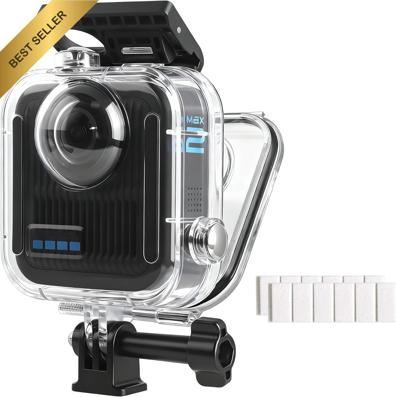 131FT/40M Waterproof Diving Case for Go Pro MAX2 | Anti-Scratch Invisible Dive P