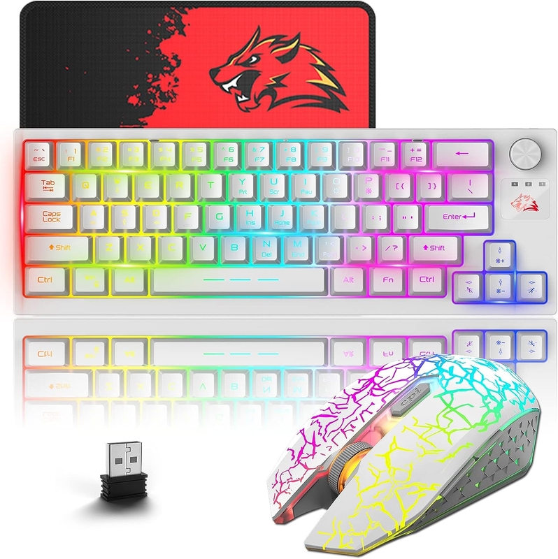 And Mouse Combo Mini Portable With Cool Rgb Backlit