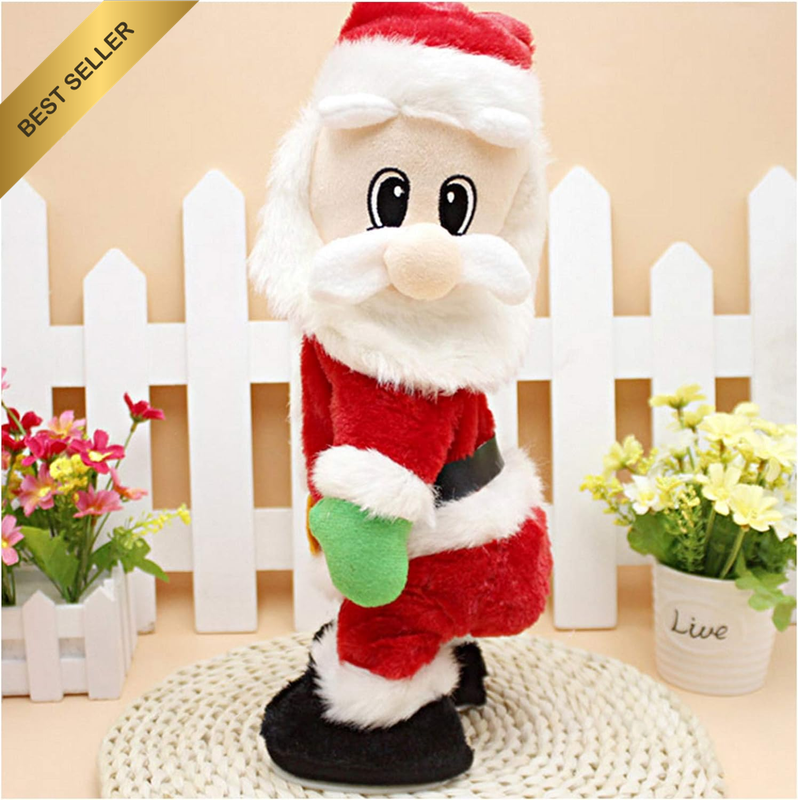 Twerking Booty Shaking Santa Claus Dancing Singing Animated Toy (English Song)
