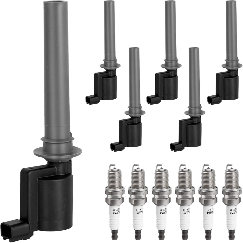 Ignition Coil Pack & Spark Plugs for 3.0L V6 2001-2008 Ford Escape Mazda Tribute