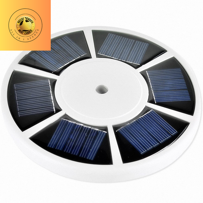 Sunnytech Solar Power Flag Pole Flagpole Light Auto Active G
