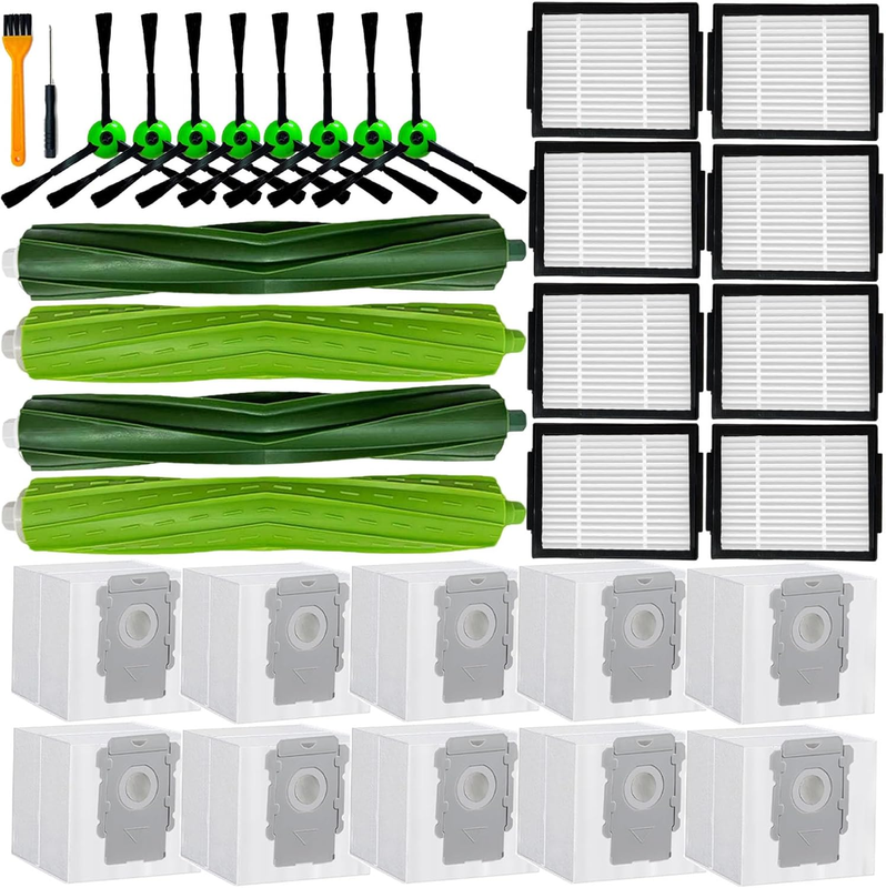 Rubber Brushes Filters Side Brushes Bags for Irobot Roomba E5 E6 E7 I3 I4 I7