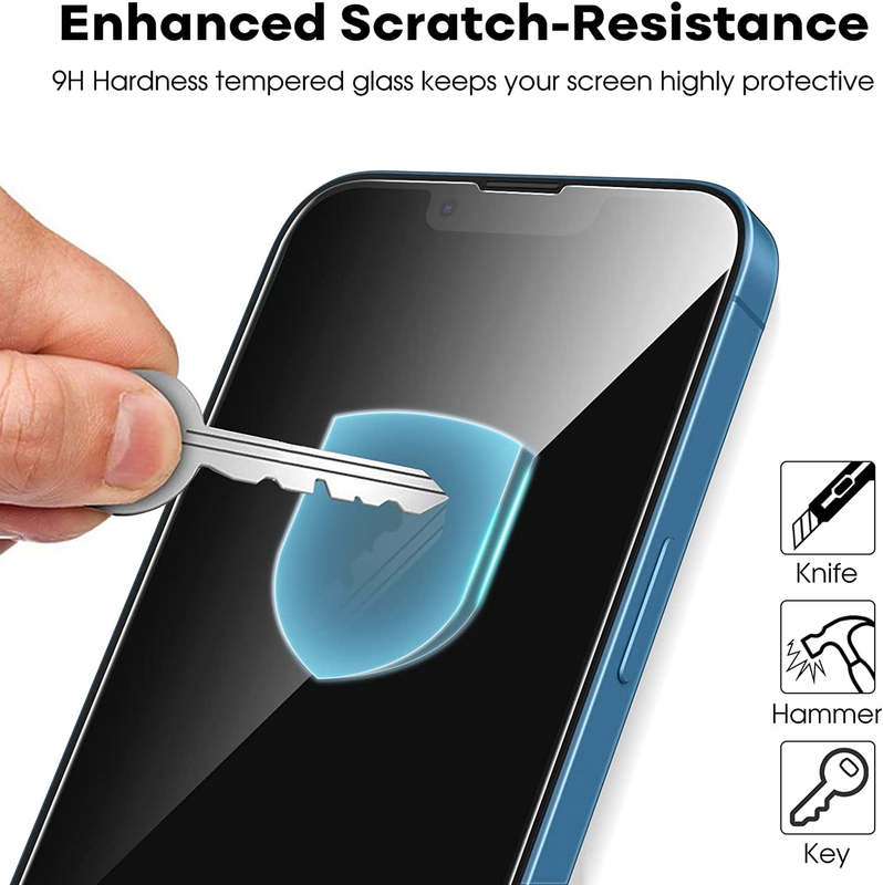 Full Coverage Screen Protector for iPhone 16e 2025, iPhone 13/13 Pro 6.1-Inch, T