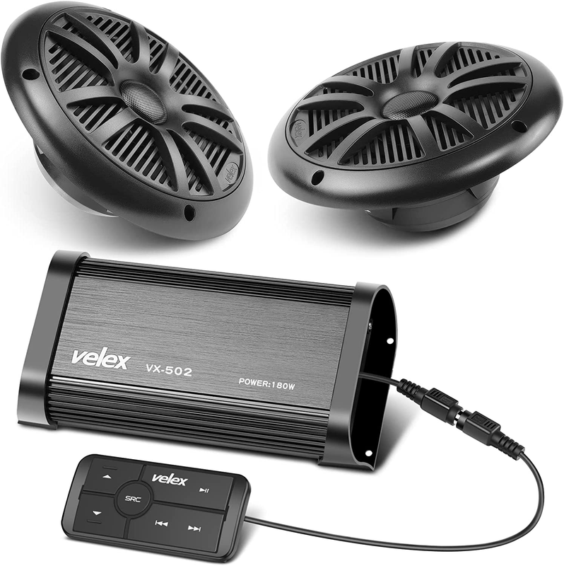 Package… Marine Bluetooth Amplifier Speaker