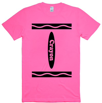 Pink crayon shirt cheap