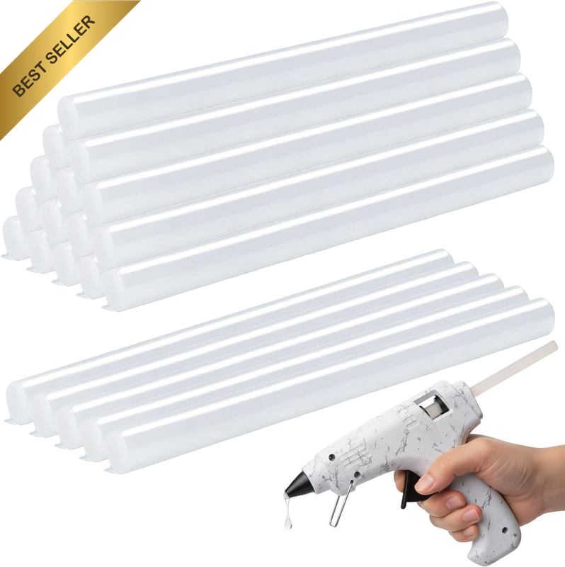 20Pcs (11 * 200Mm) Hot Glue Sticks for Hot Glue Gun Hot Melt Glue Sticks for DIY
