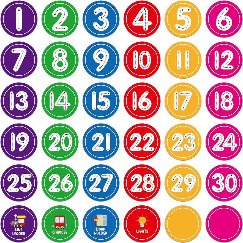 Stickers Line Up Spots For Classroom Floor Number Stic