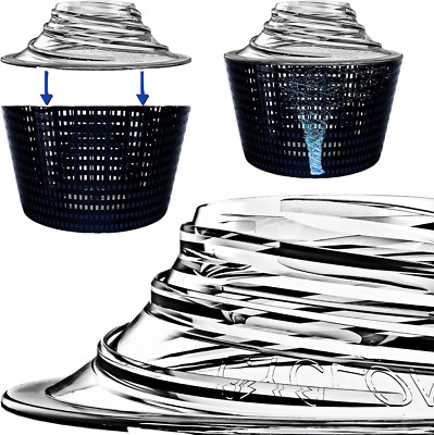 The Skimmie Cyclone - Turbocharges Pool Skimmer Water Flow - Improves Pool Surfa