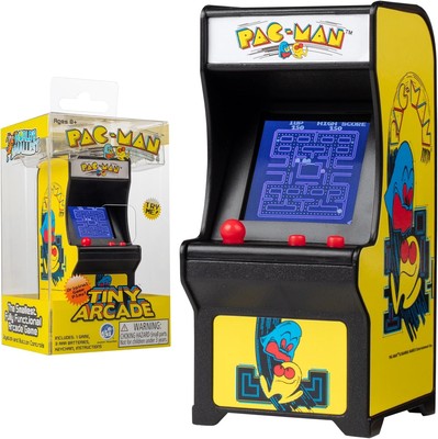 Tiny Arcade Pac-Man 3.5'' Mini Retro Game - Functional Arcade Cabinet