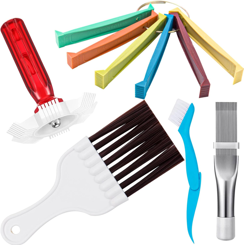 5 Pcs Air Conditioner Fin Cleaner Set 3 Different Ac Fin Comb Condenser Fin Stra