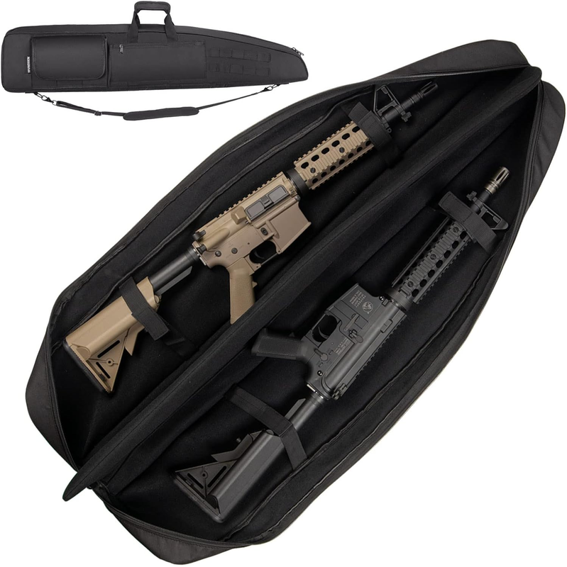 Double Shotgun Rifle Case Soft Gun Bag W/Padded Handle 52