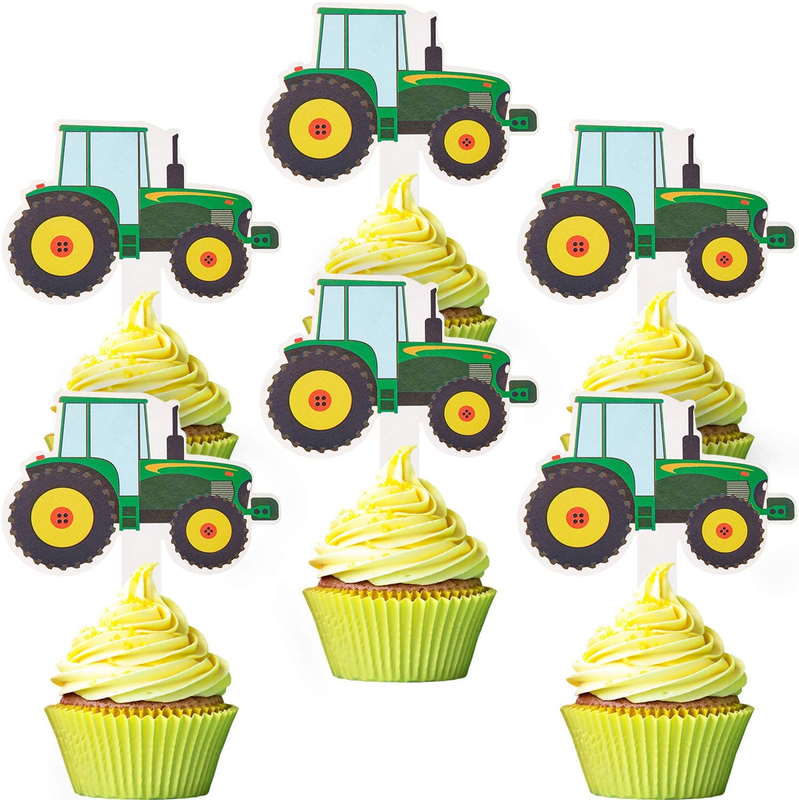 Truck Cars Cupcake Picks Construct