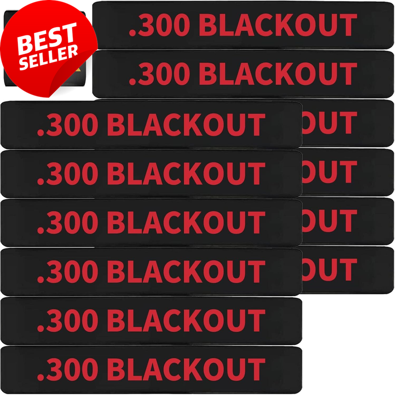 12 Pack .300 Blackout Magazine Bands 300 BLK Caliber ID Marking Rings