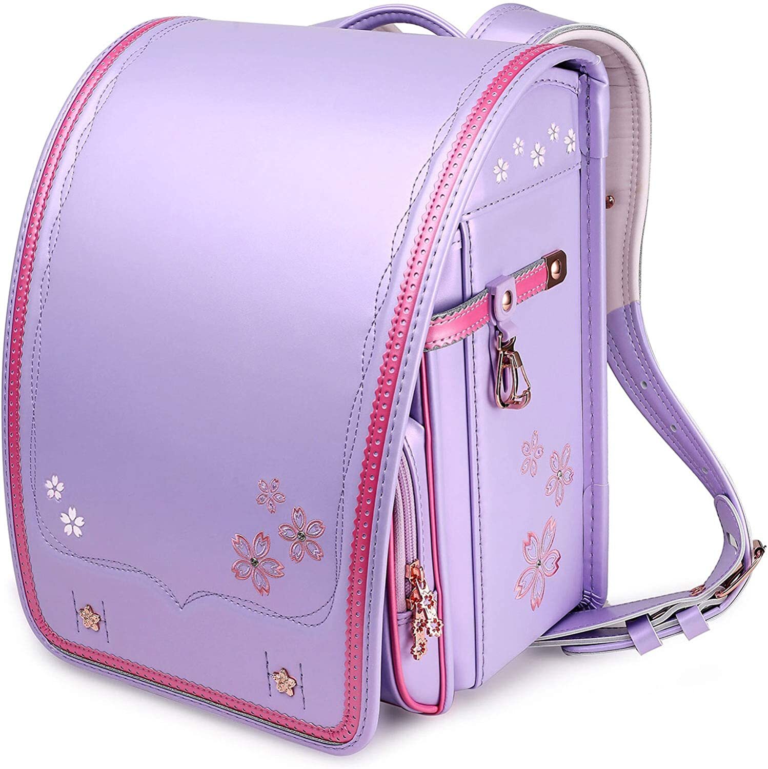 【Idang】 sakura backpack Randoseru Japanese Backpack School Sakura Embroidery Purple