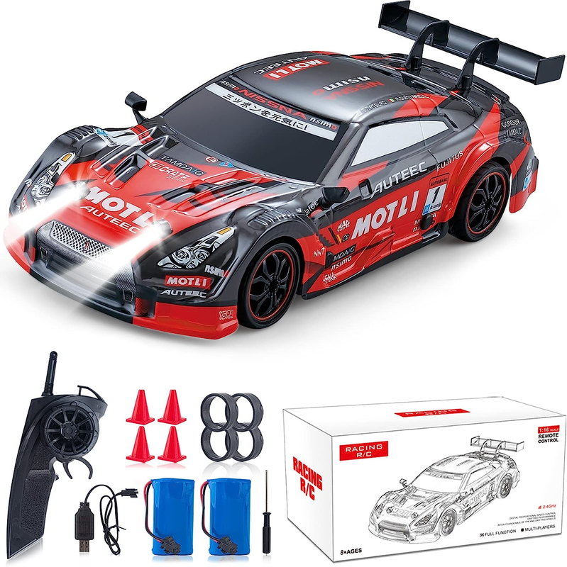Drift Car RC Speed Racing Kids Toy Electric 1:16 Scale Remote Control Radio Cars