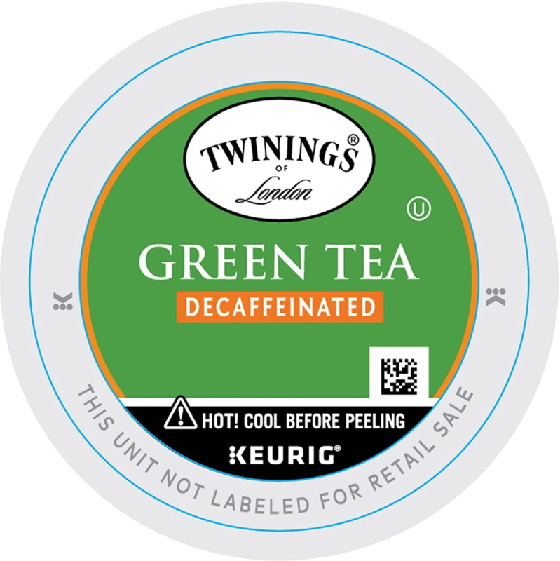 K-cup Pods For Keurig, Decaffeinated Pure Green Tea, Sm