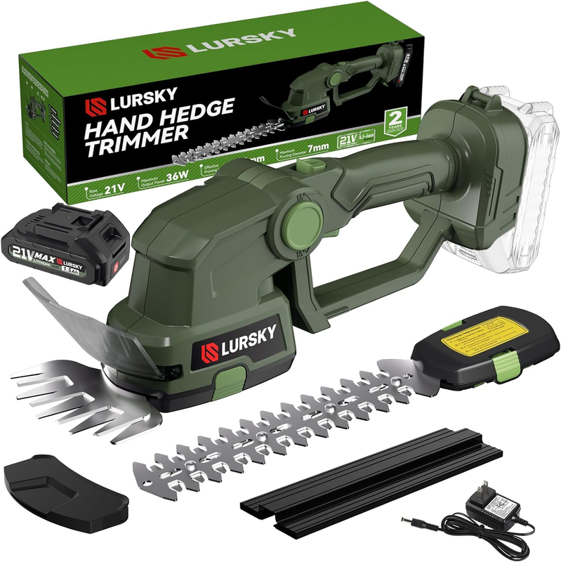 With 2-in-1 Grass Shear - Garden Maintenance Kit 21v Incl