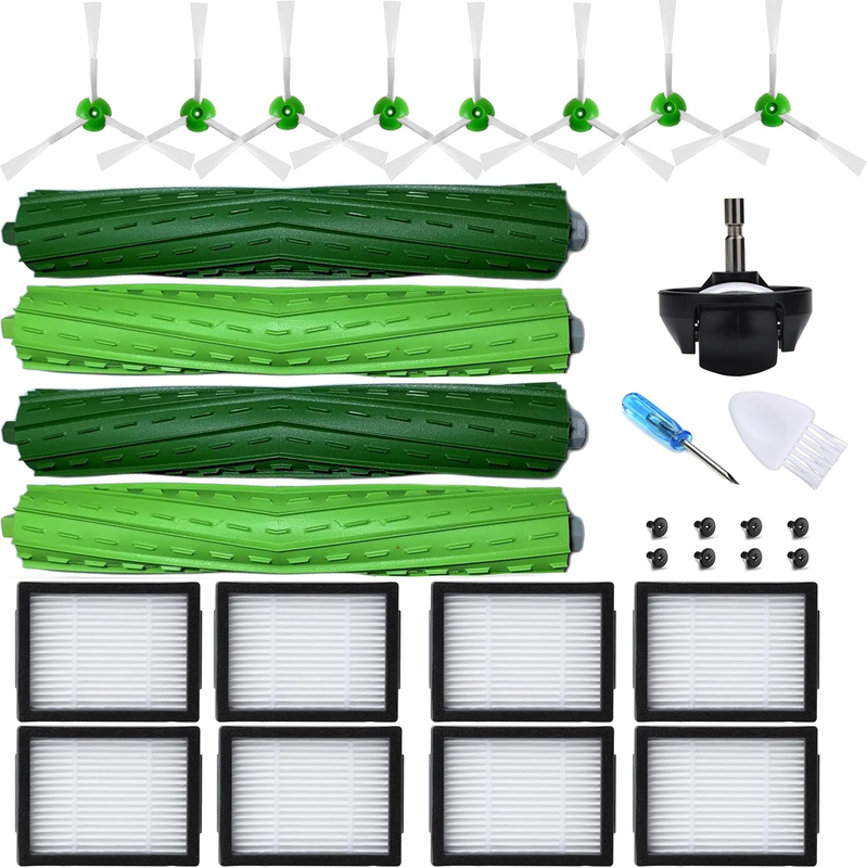 21-Pack Replacement Parts Compatible for iRobot Roomba E5 E6 i6 i6+ i3 i3+ i4 i4