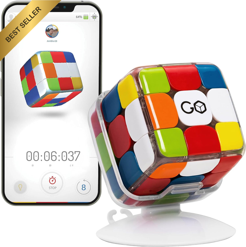 GoCube Edge Connected Bluetooth 3x3 Magnetic Smart Speed Cube App STEM