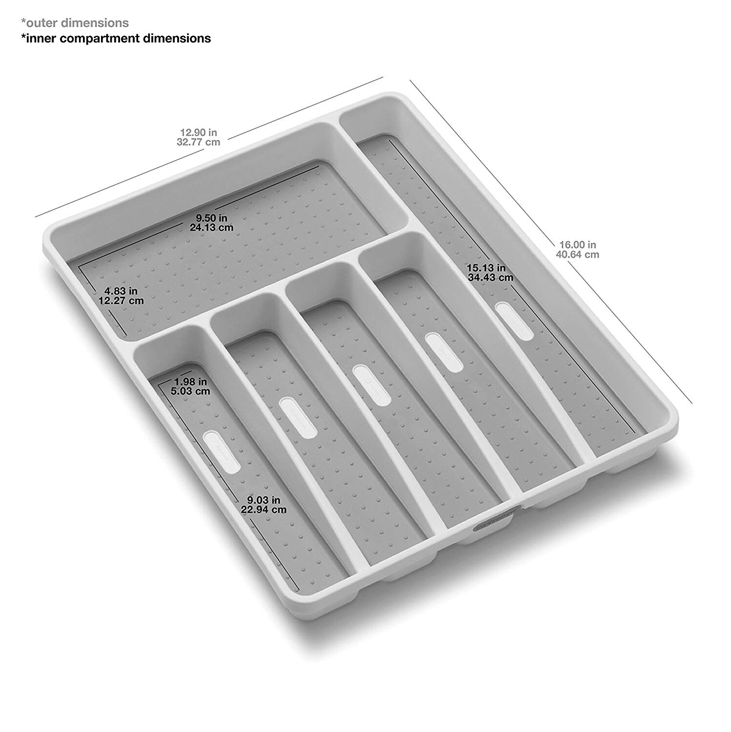 Drawer Organizer Cutlery Tray Flatware Utensil Silverware Storage Kitchen Large