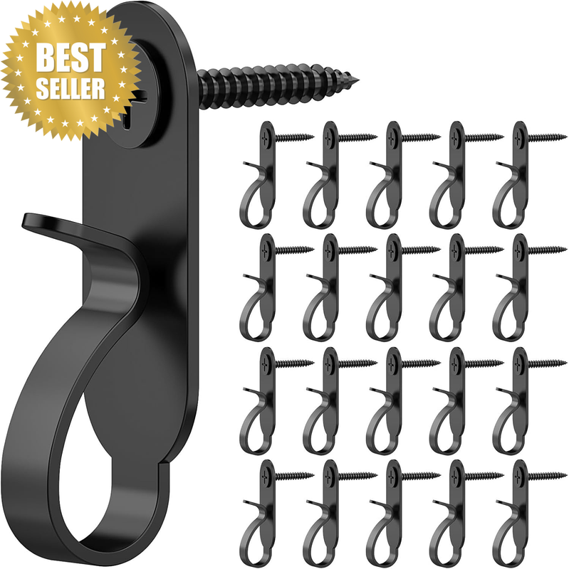 Stainless Steel Light Hanger Hooks, Screw Hooks for Christmas Party Outdoor Easy