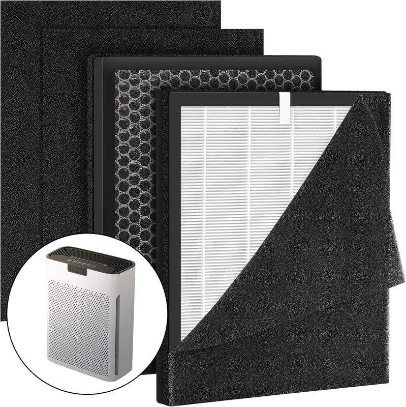 2 Pack KJ190L Filter for MOOKA KJ190L Air Purifier Large Room 2000 Ft²