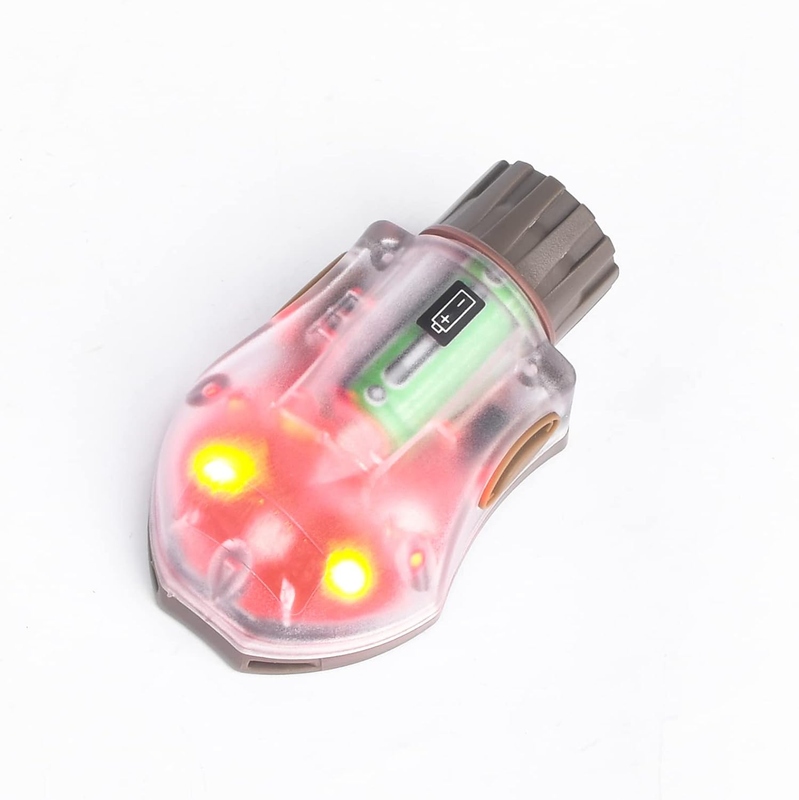 NOBUHIRO Tactical Helmet Light Military Signal Light, IR Strobe + 5-Speed Red Li
