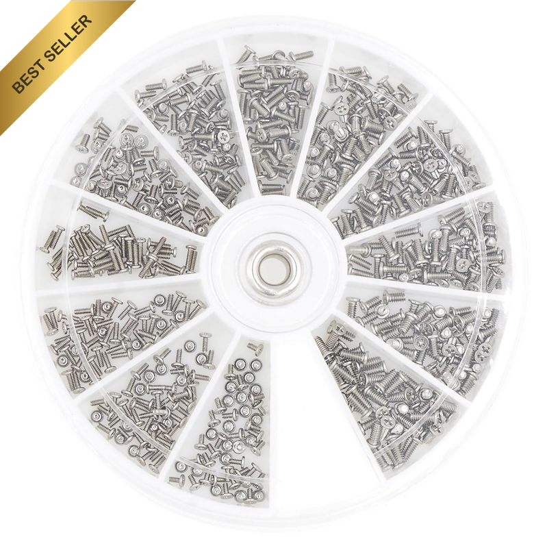 12 Kinds M1 M1.2 M1.4 M1.6 Small Screws Assortment Kit