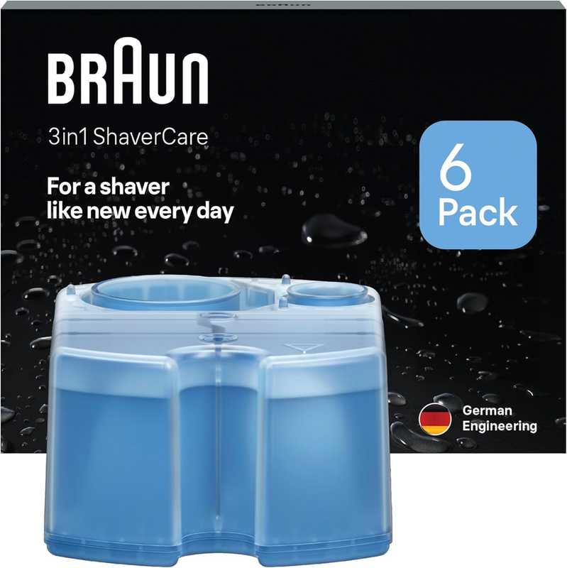 Braun 3-In-1 Shavercare Reinigungskartuschen Für Reinigungsstationen – ORIGINAL