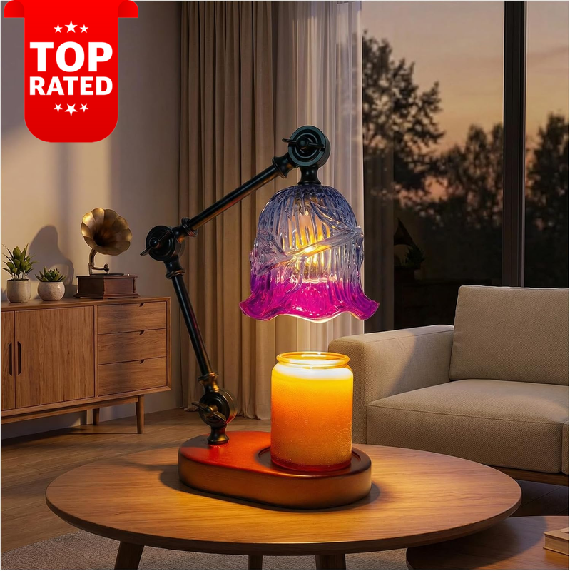 Dimmable Candle Warmer Lamp Adjustable Height Wax Melting Home Decor Gift