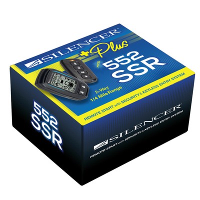 Silencer 552SSR 2-Way 1/4 Mile Remote Start with Security & Keyless Entry System