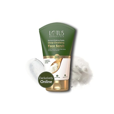 Lotus Botanicals Baking Soda Deep Cleansing Face Scrub