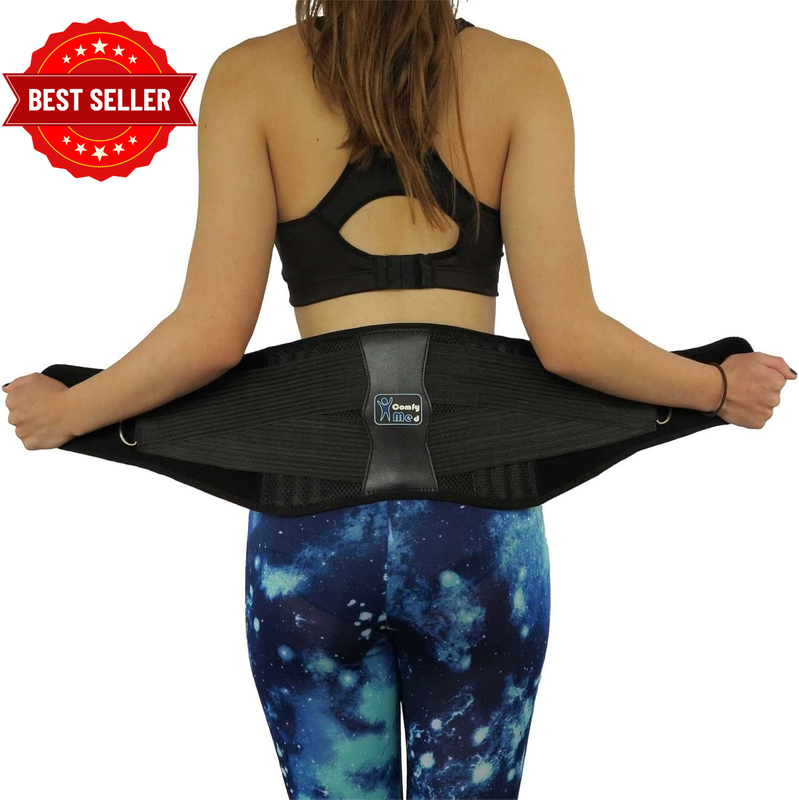 Premium Quality Back Brace CM-102M with Removable Lumbar Pad for Lower Back Pain