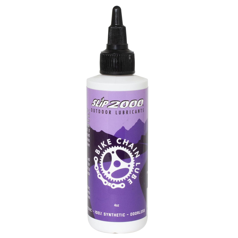 Slip 2000 Bike Chain Lube - 4 Oz Bike Chain and Cable Lubricant Synthetic Lubric