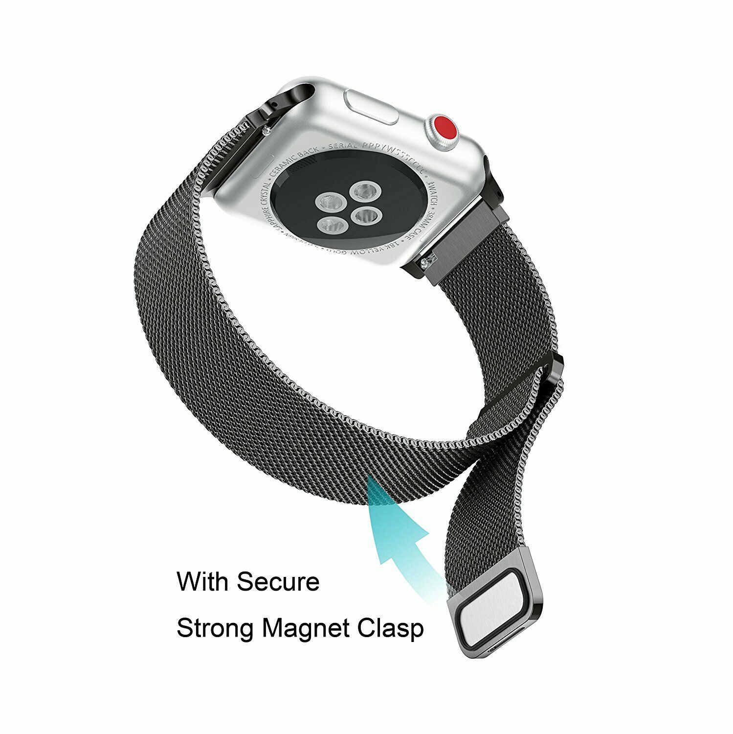 Magnetisch Milanaise Armband Ersatz Apple Watch Series 2 I ...