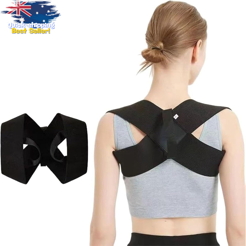 Back Brace Posture Corrector - Adjustable Support for Men & Women XL