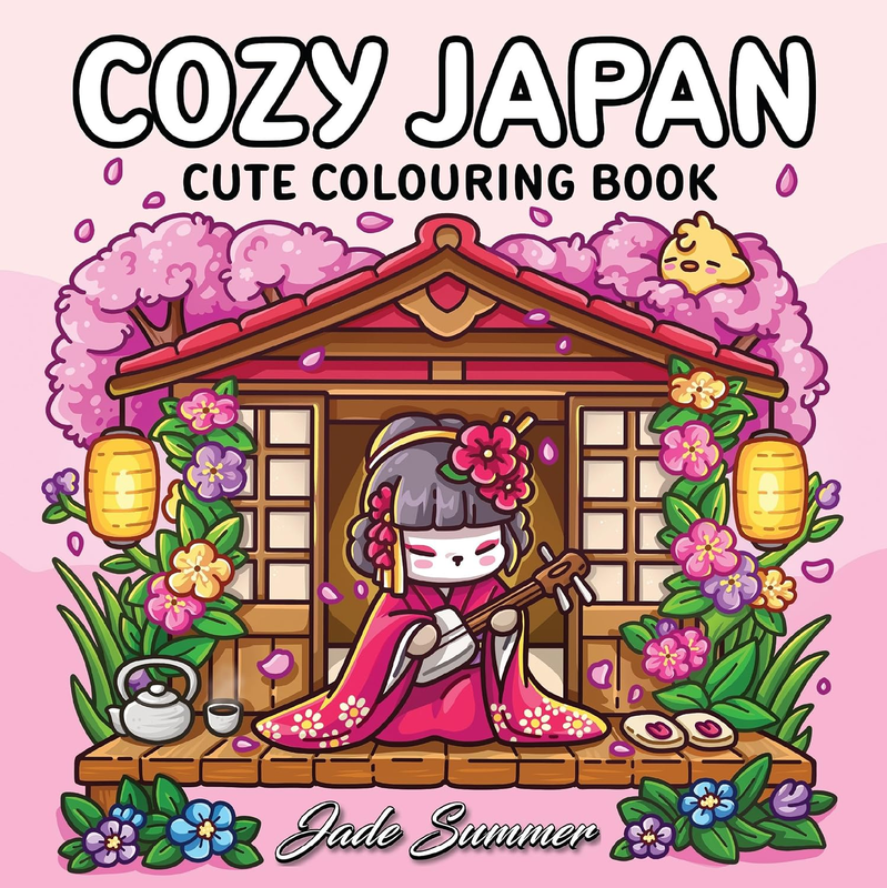 Cozy Japan: Cute Colouring Book