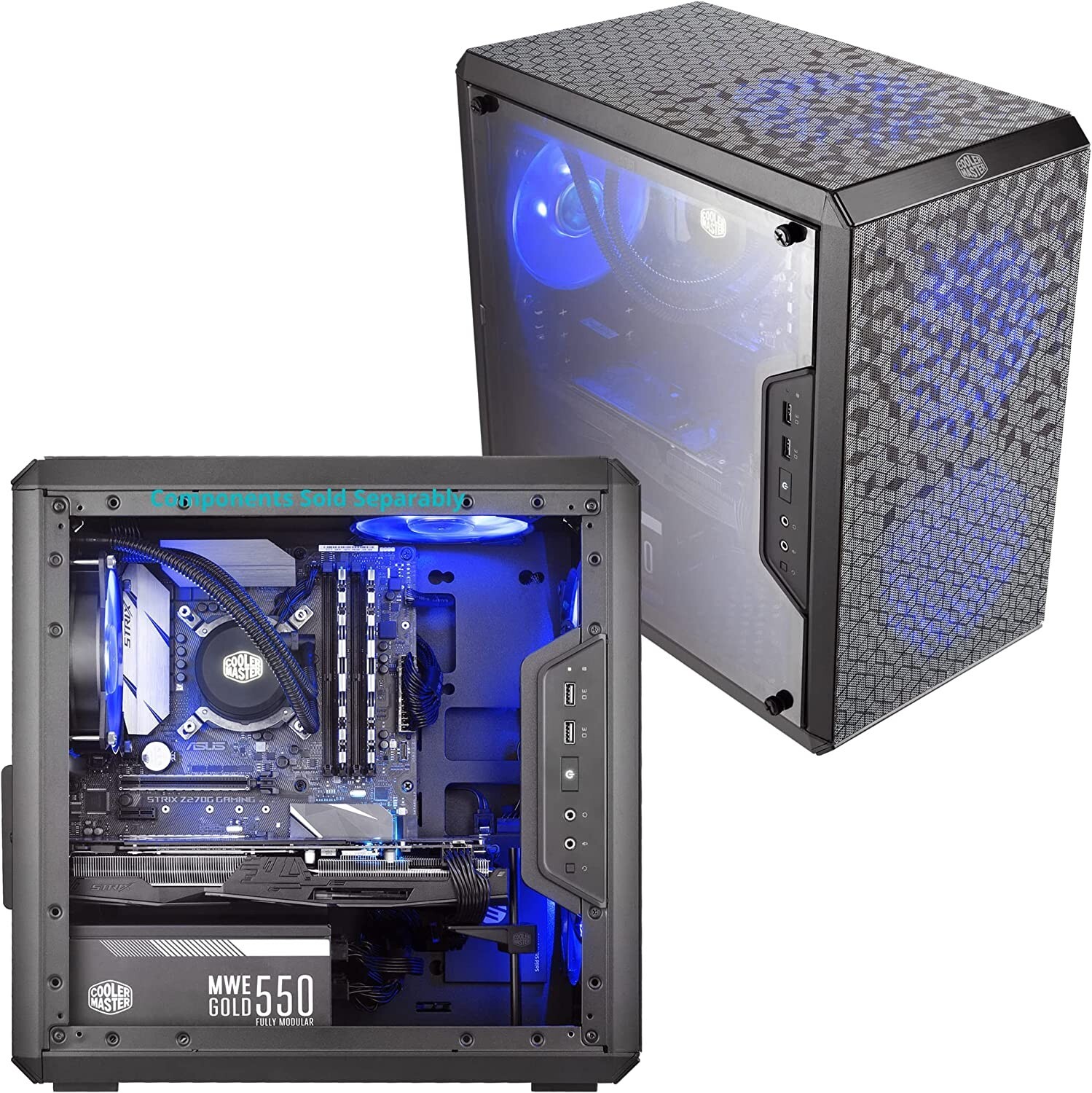 Cooler Master MasterBox Q300L Micro ATX Tower w/