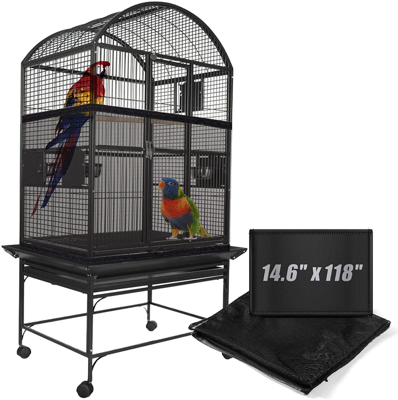 Netting Seed Catcher Adjustable Bird Cage Skirt Seed Catcher