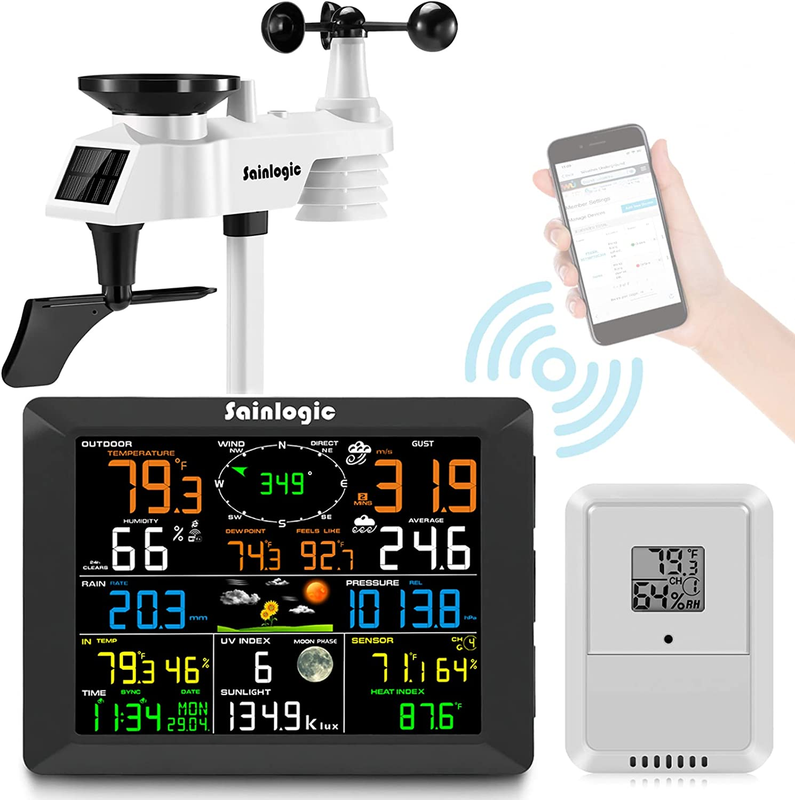 With Outdoor Sensor, Internet Wireless