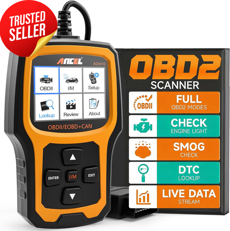 AD410 OBD2 Scanner Live Data Code Reader Diagnostic