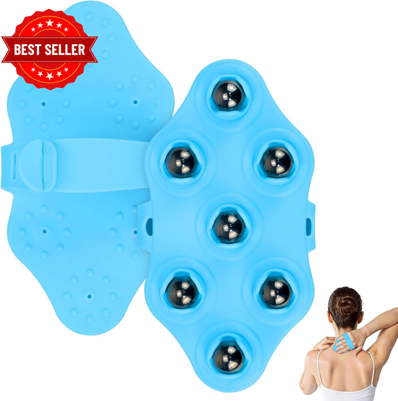 Lymphatic Drainage, Lymphatic Drainage Massage Gloves, 7 Massage Rollers, 360-De