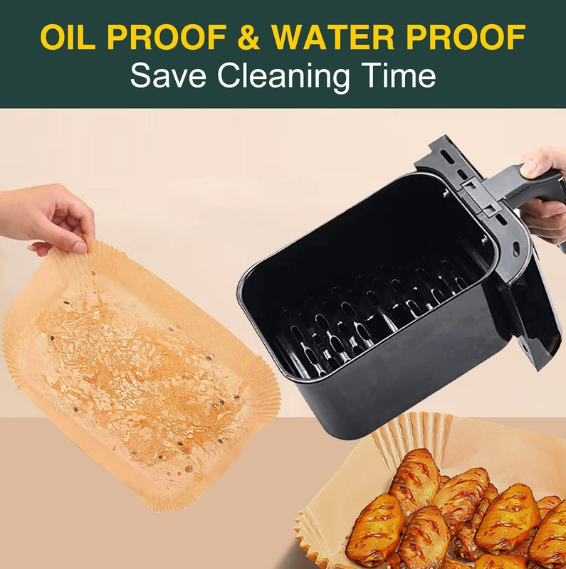 Air Fryer Disposable Paper Liners for Ninja Dual Airfryer Accessories, Non-Stick