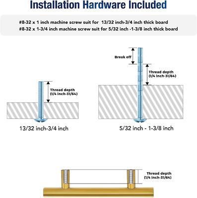 30 Pack 5 Inch Kitchen Cabinet Handles Brushed Brass Cabinet Pulls Gold Drawer