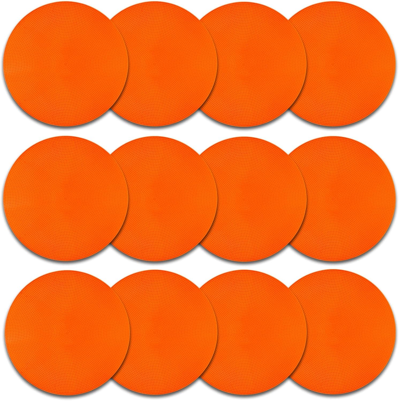 Rubber Floor Dots 9inch Non Slip Agility Dots Flat Cones For